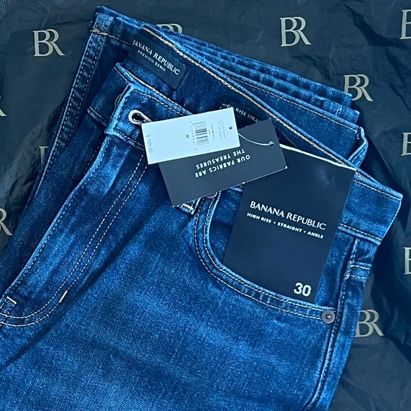 NWT Banana Republic Straight Jean - size 30 - Picture 7 of 8